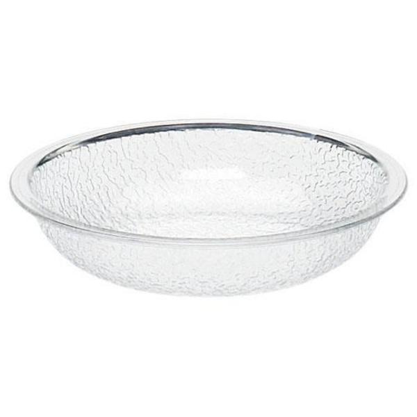 Cambro Camwear 6 in Clear Pebbled Bowl PSB6176